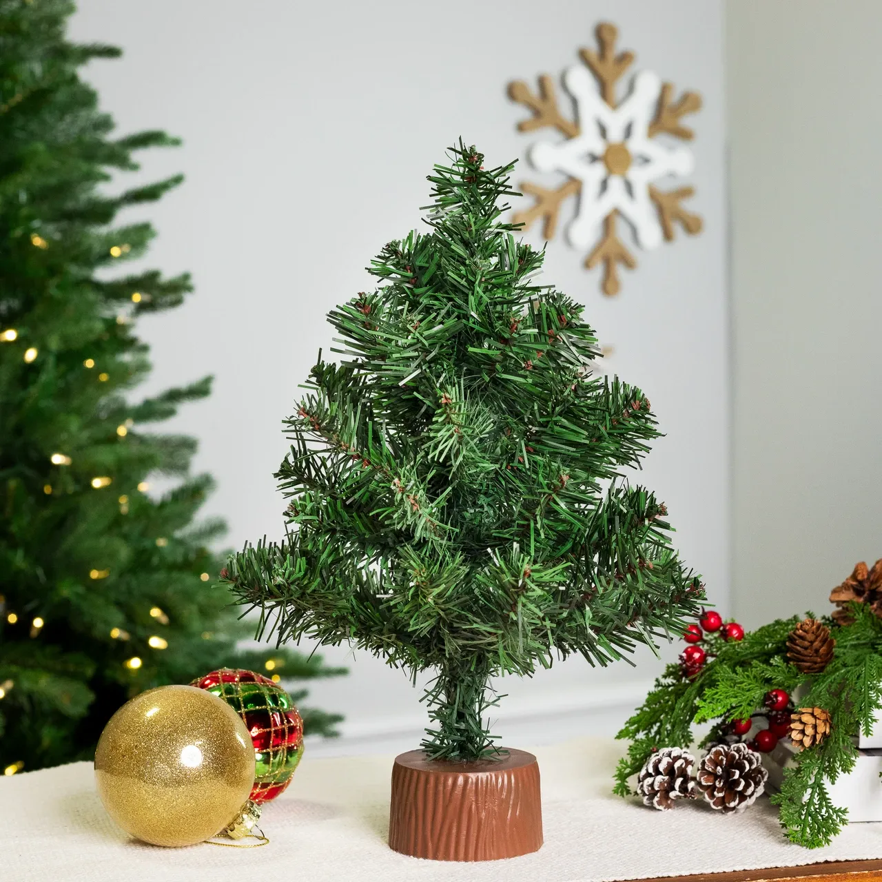 Mini Canadian Pine Artificial Christmas Tree - 12' - Unlit