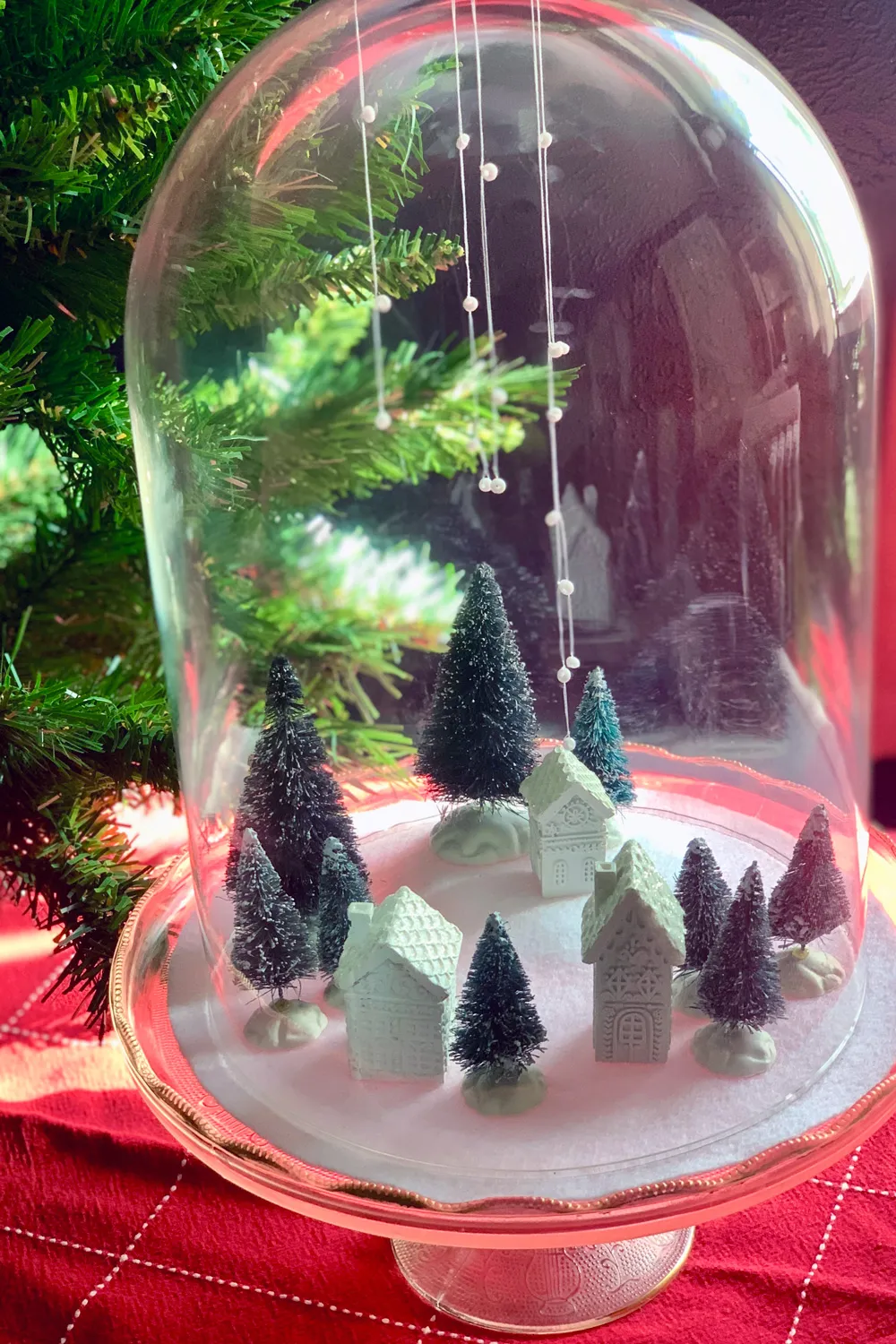 Mini Christmas Village Tabletop Decor