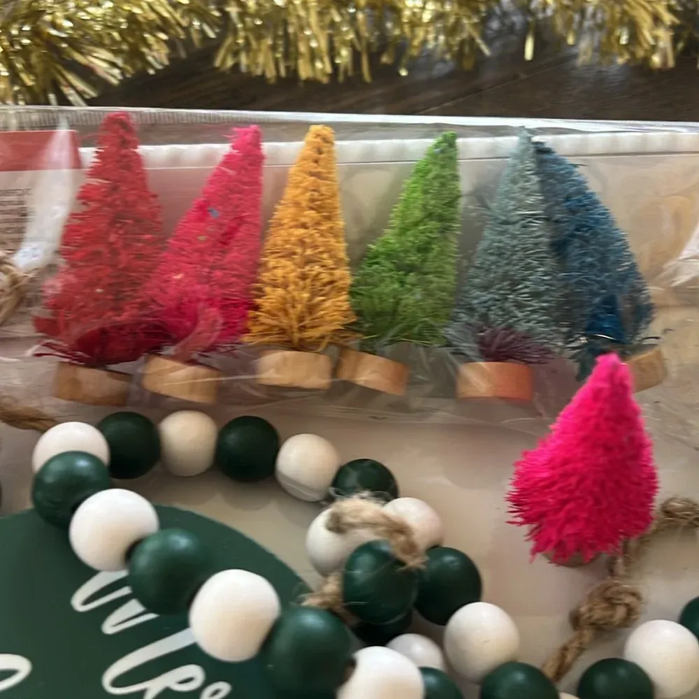 Misc. Christmas Tray Decor Target mini trees etc. ptaufiqphotography.com
