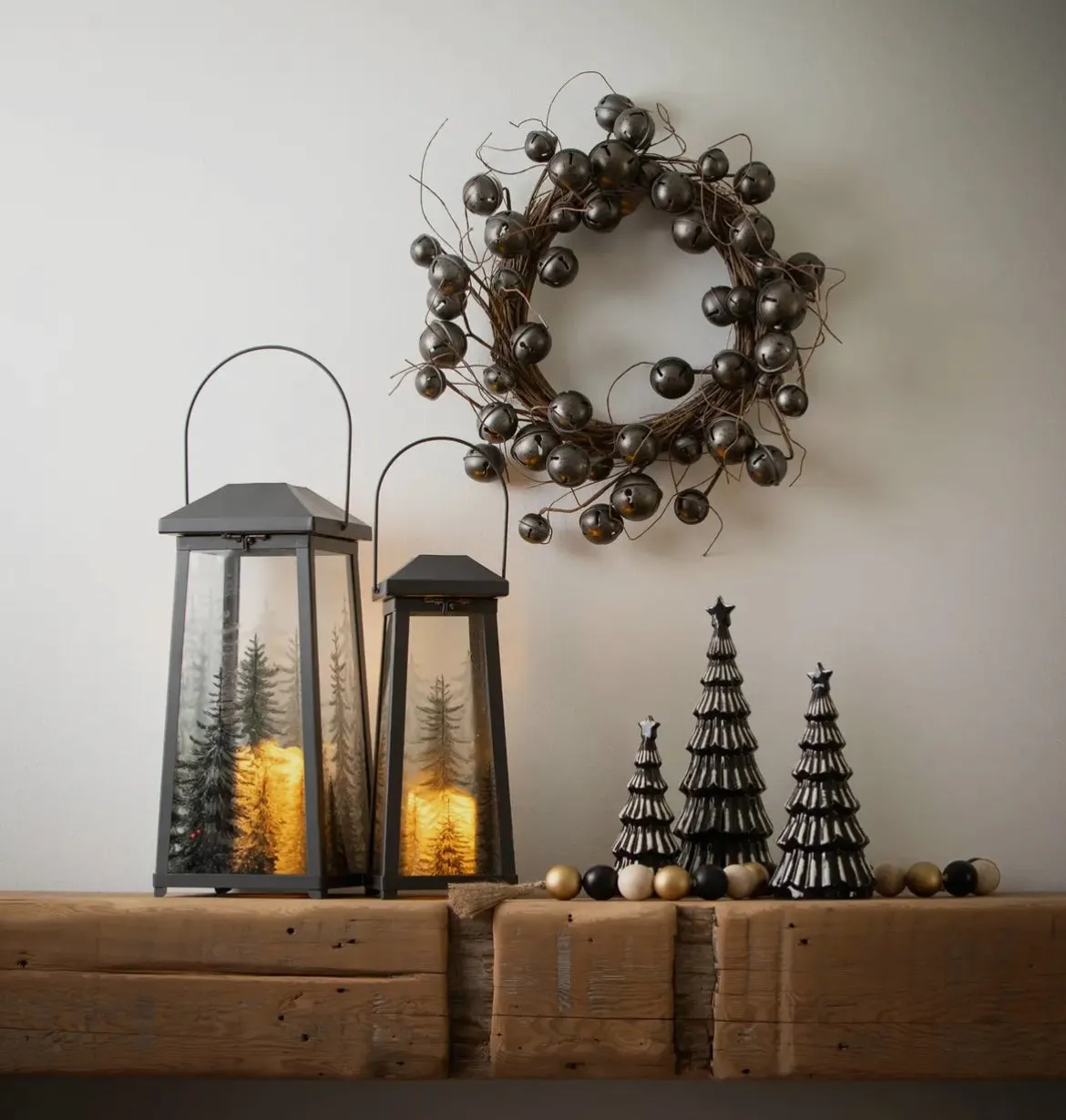 Modern Black Christmas Trees Set of 3 – Inspired Homes by Cricket