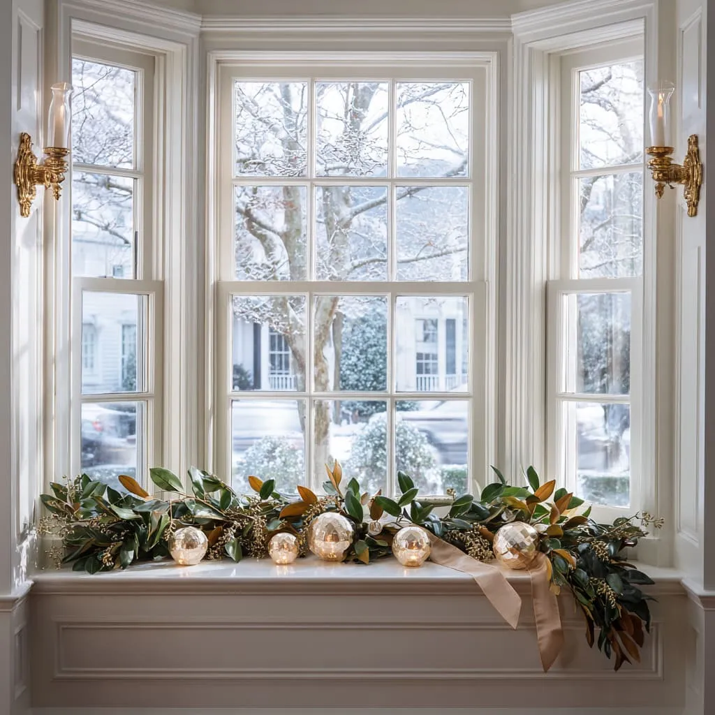 Modern Christmas Decoration Ideas for Window Sills | FH