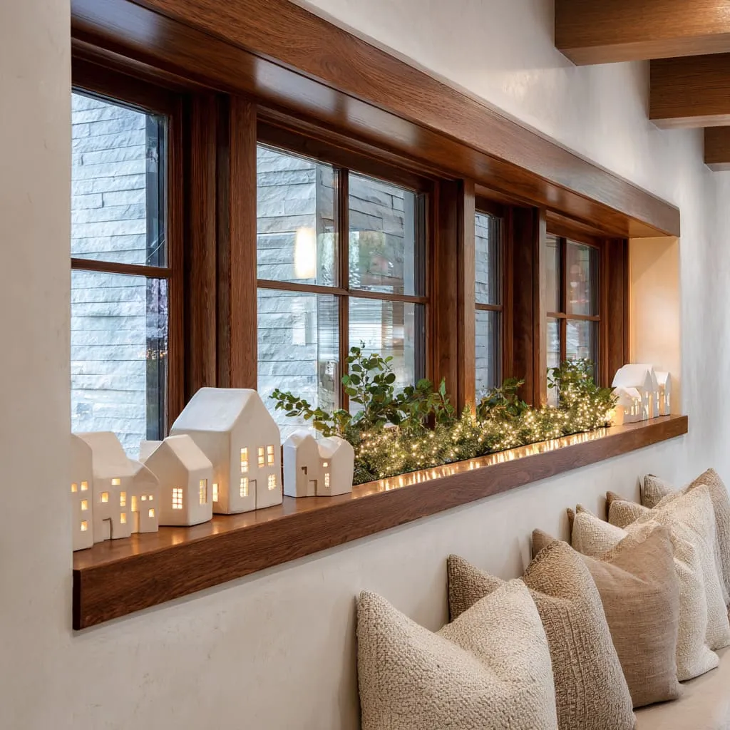 Modern Christmas Decoration Ideas for Window Sills | FH