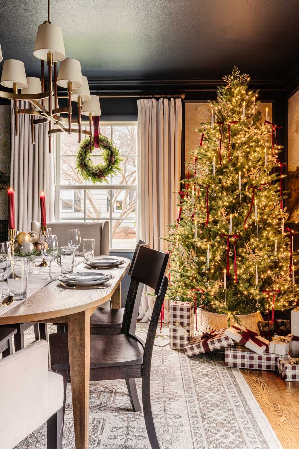 Modern Colonial Christmas Home Tour 2024 - Bless'er House