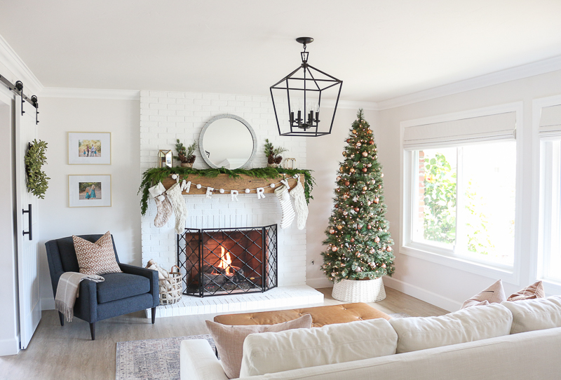 Modern Holiday Living Room Tour with Room & Board - 1111 Light Lane