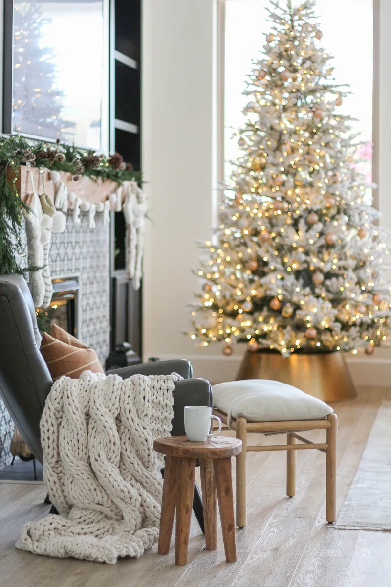 Modern + Warm + Organic Christmas Home Tour - 1111 Light Lane