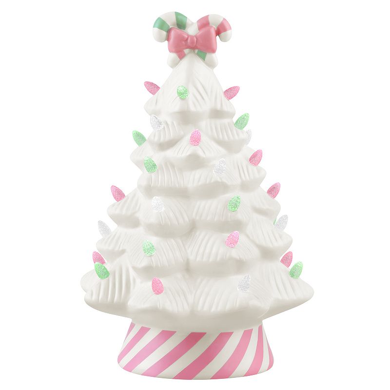 Mr Christmas Nostalgic Ceramic Lit Candy Cane Tree