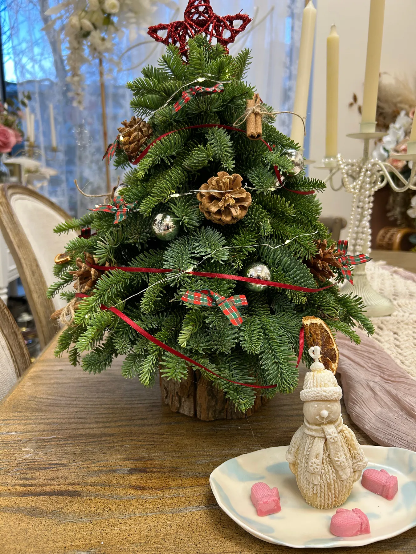 Noble Fir Tabletop Christmas Tree – BLOOMING MOMENT FLORAL