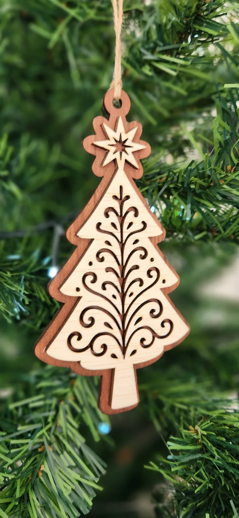 Nordic Style Tree Ornament - Tree #1