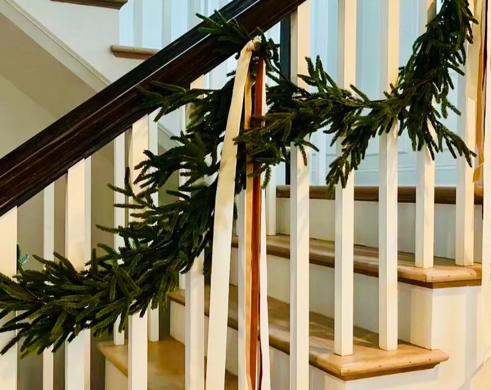 Norfolk Pine Garland - Artificial Christmas Greenery Decoration 4 Size –  GrayleeJamesStore