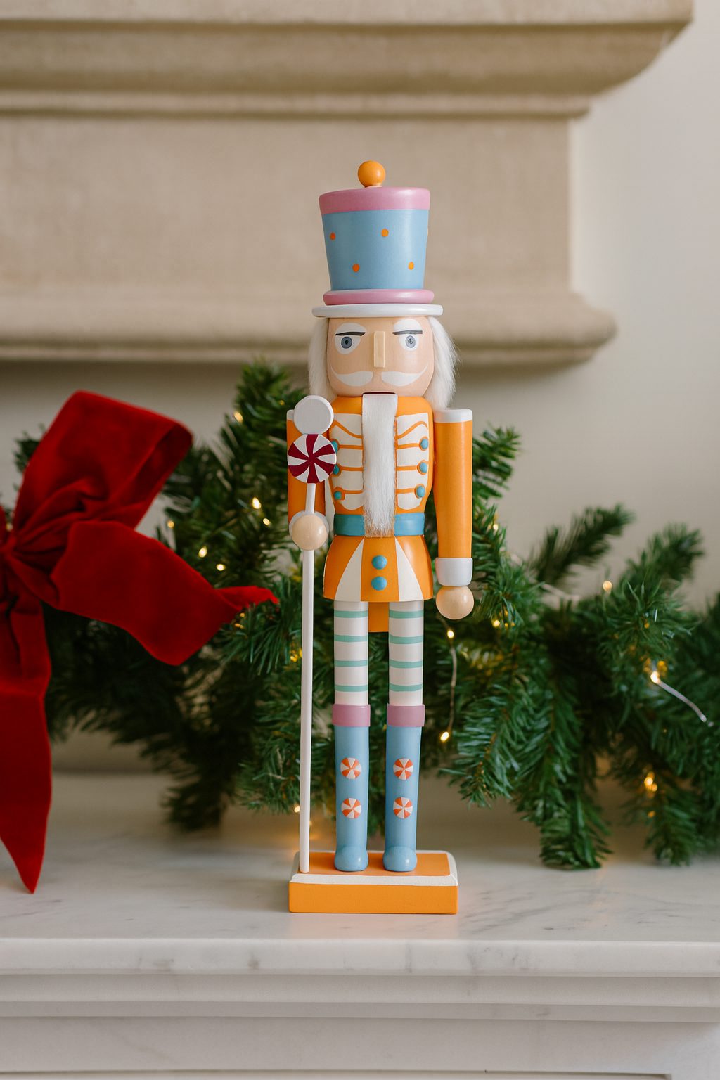 Nutcracker! Magical Christmas Ballet - Candy Cane Wooden Nutcracker (12  inches) - Nutcracker.com Store