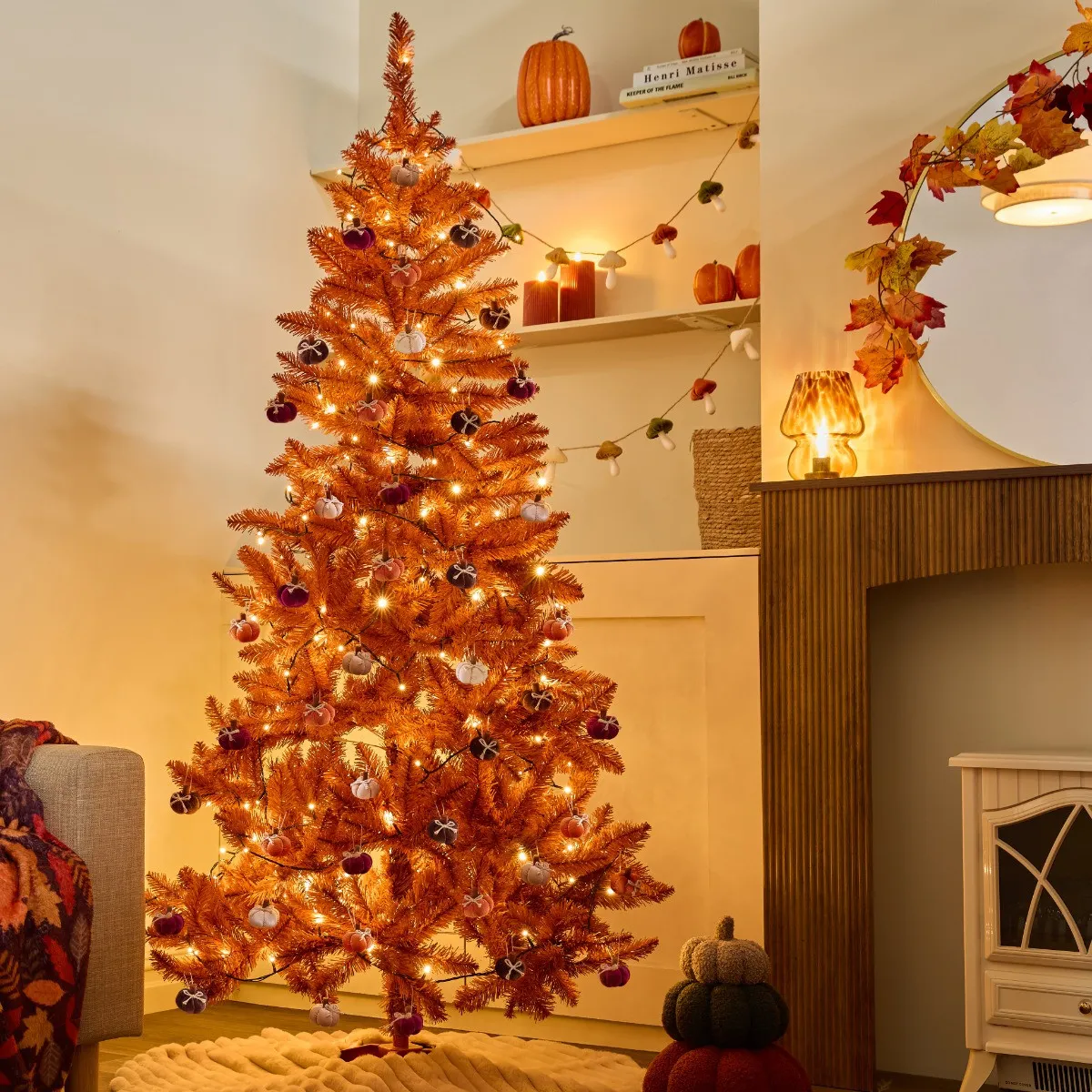 Orange OHS Christmas Tree Rust 6ft OHS