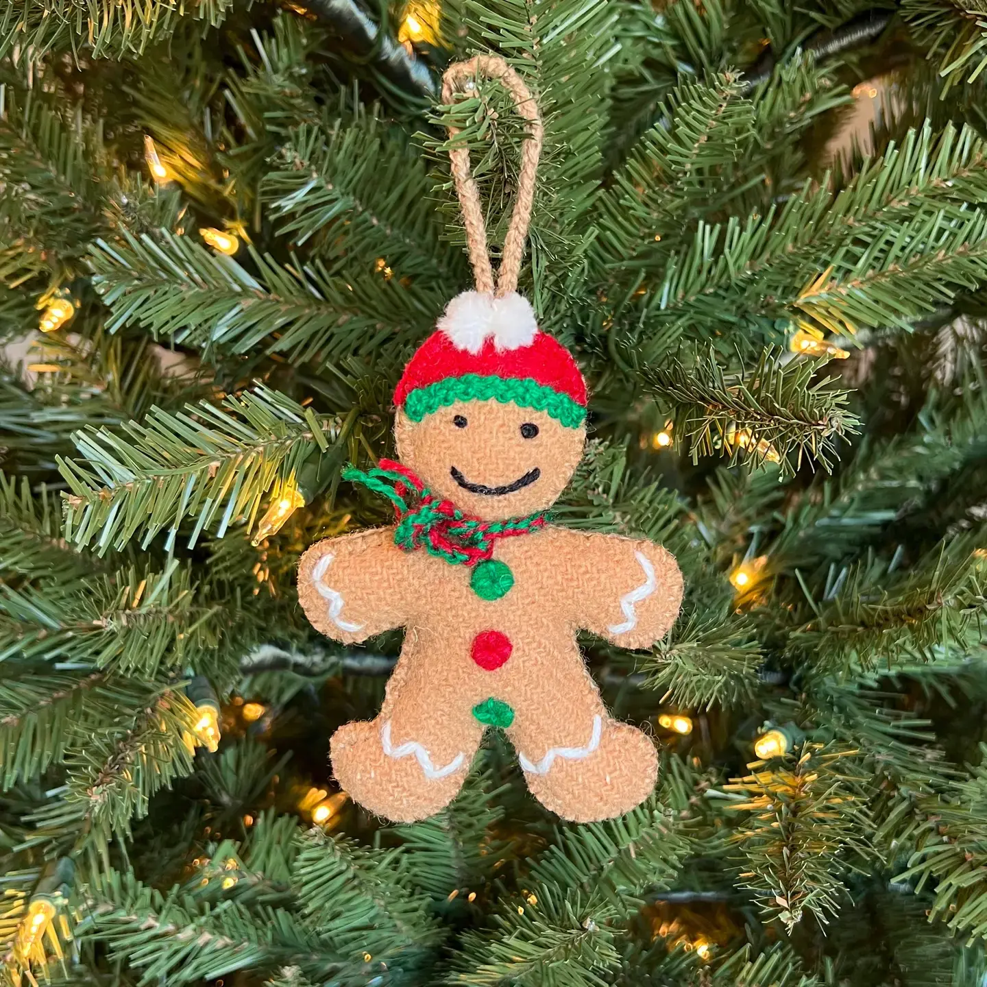 Ornaments 4 Orphans Gingerbread Felt Wool Christmas Ornament - Cottonwood  Kitchen + Home