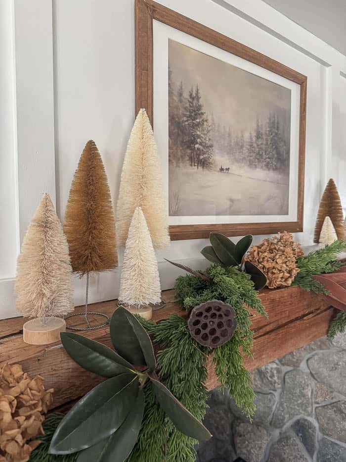 Our Cozy Holiday Fireplace Mantel | Timeless Christmas Decorating Ideas - Rooms For Rent blog