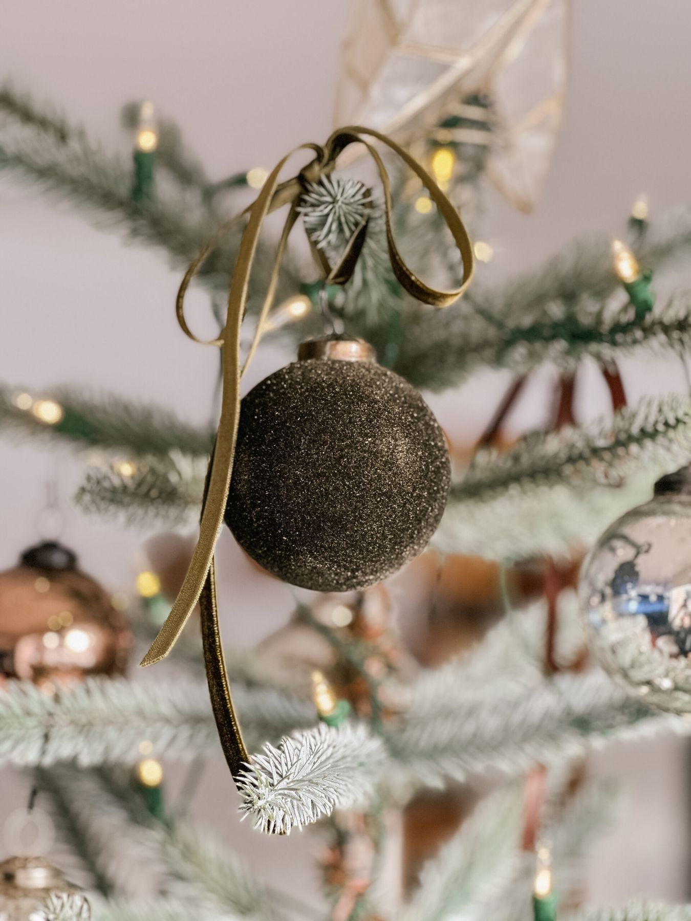 Our Simple Neutral + Moody Christmas Tree - Making it in the Mountains