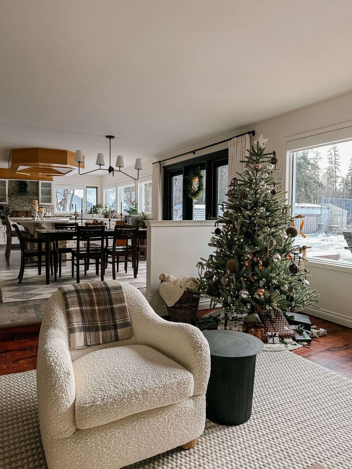 Our Simple Neutral + Moody Christmas Tree - Making it in the Mountains