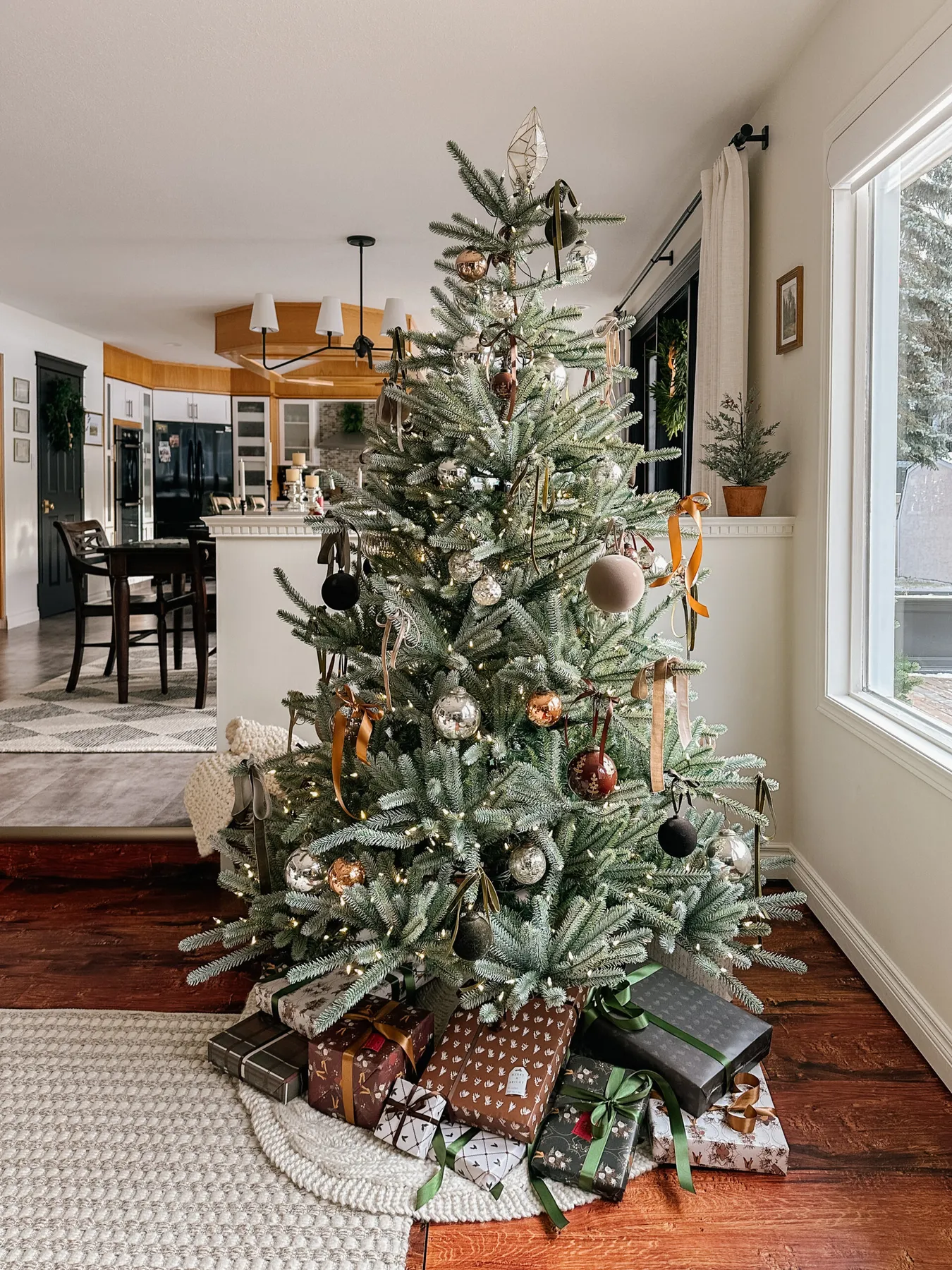 Our Simple Neutral + Moody Christmas Tree - Making it in the Mountains