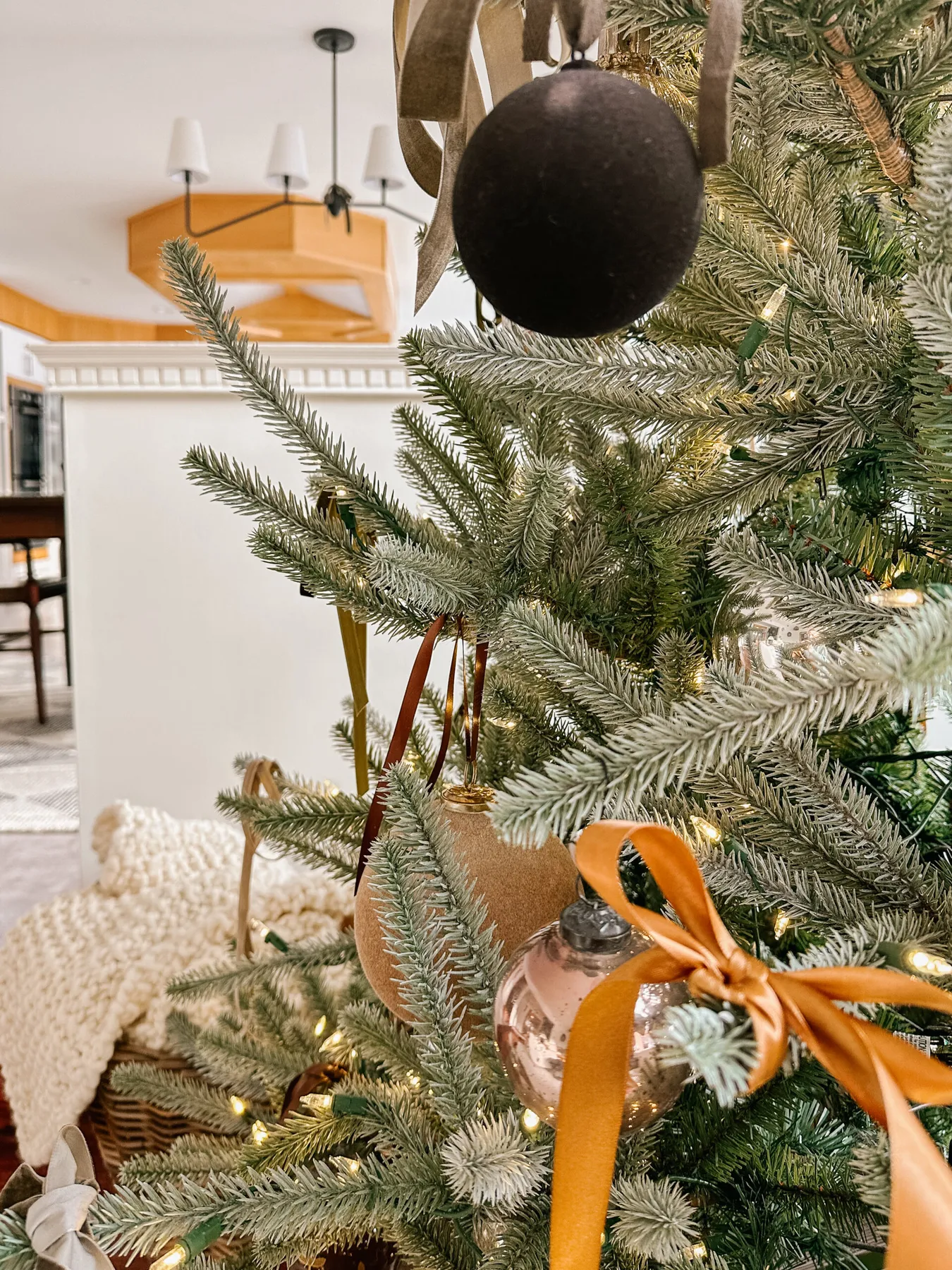 Our Simple Neutral + Moody Christmas Tree - Making it in the Mountains