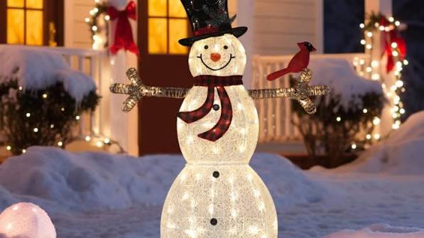 Outdoor Light Up Snowman Best Outdoor Light-Up Snowman Decorations 2025 HGTV