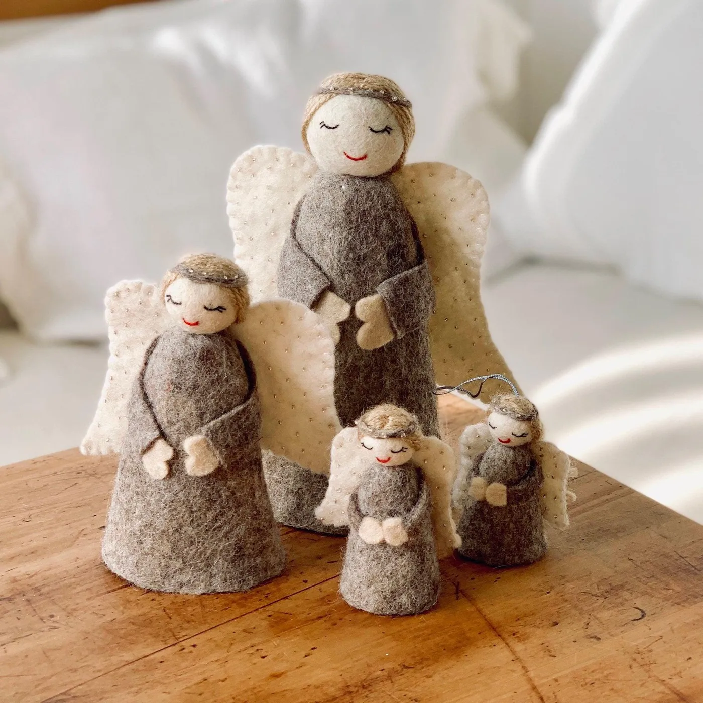 Pashom Christmas Tree Topper Felt Christmas Angel Large Pretend & Imag — My  Playroom
