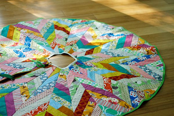 Patchwork Skirt Pattern A Pretty Patchwork Tree Skirt! — Stitched In Color