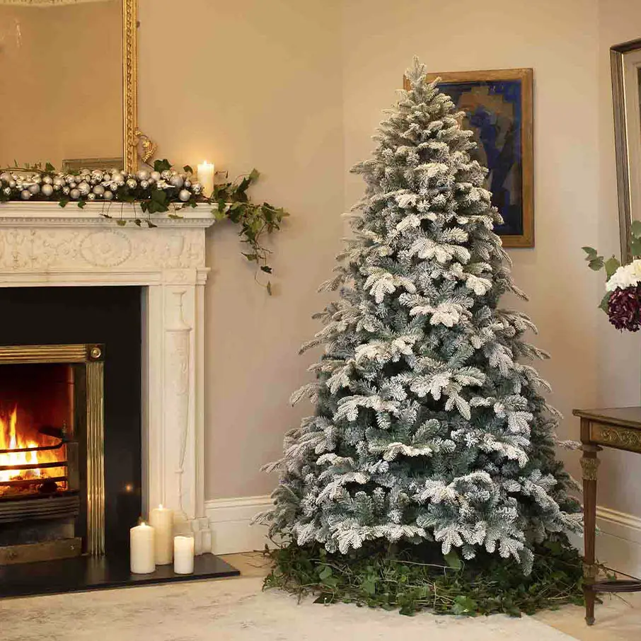 PF Frosted Fir - 7ft Frosted Christmas Tree