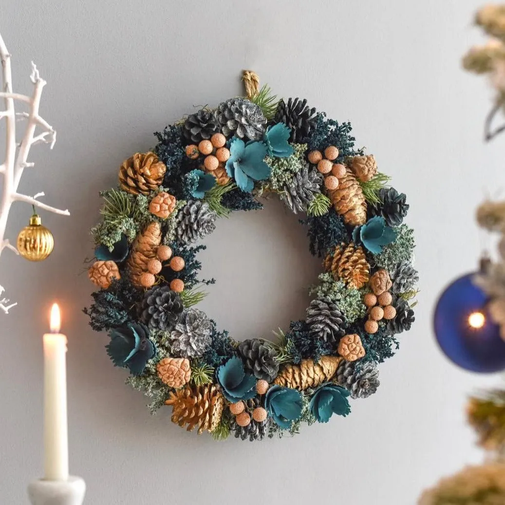 Pinecone Wreath 24 In Christmas Wreath Lush Pine Pinecone Wreath, 24' –  Eastern Sequoia