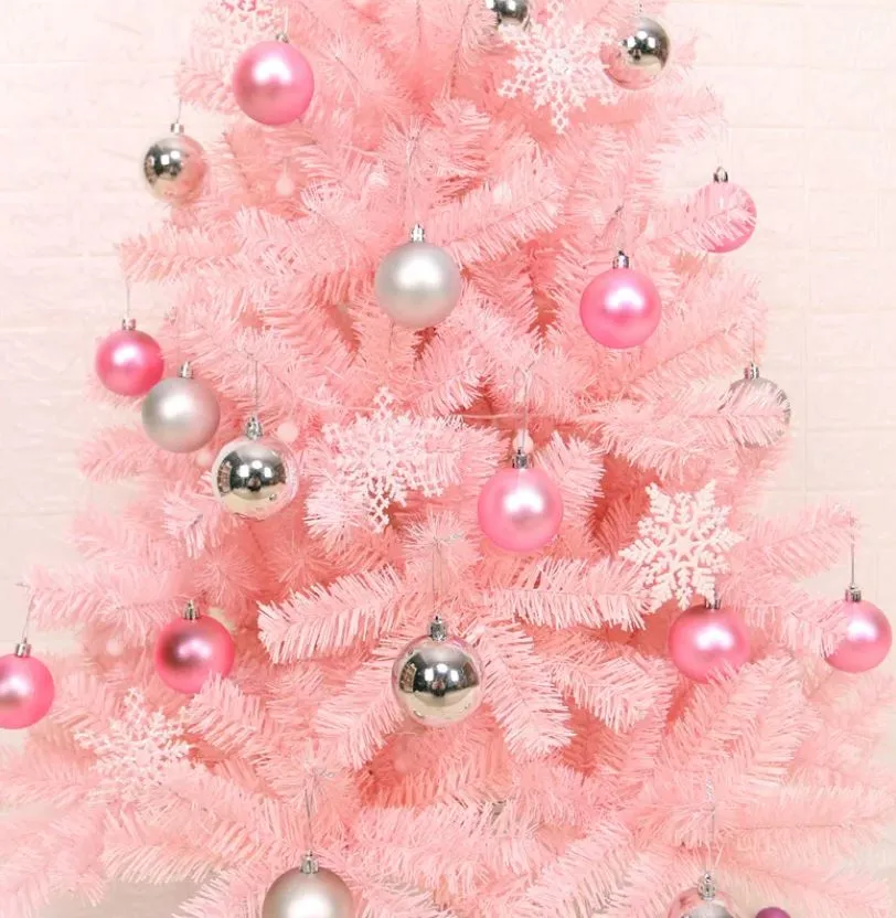 Pink Christmas Trees With Accessories - Light Trybe Nigeria