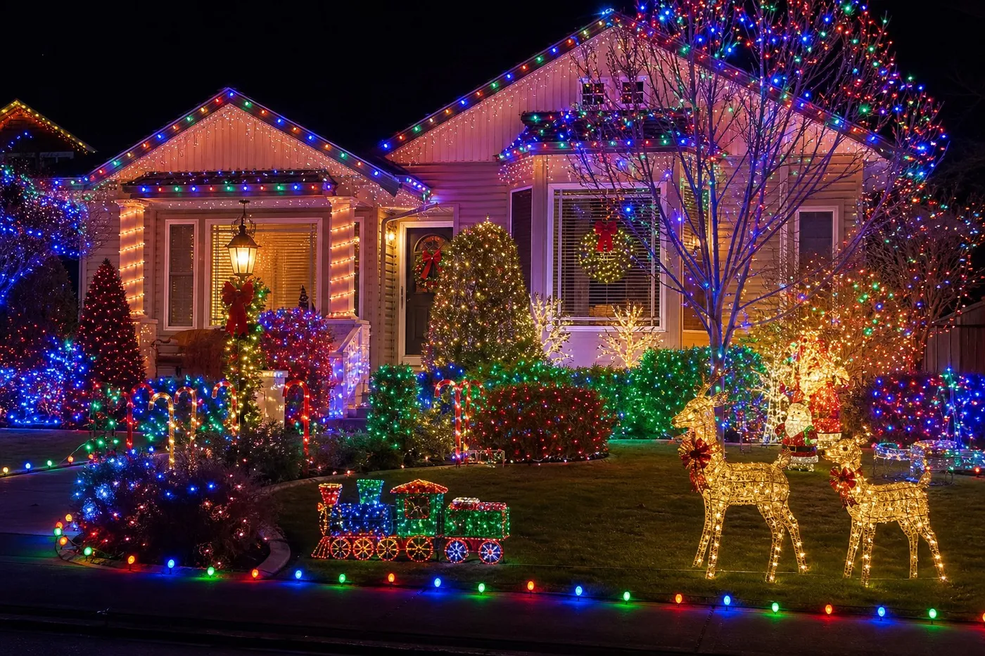 Professional Christmas Light Installation | The Christmas Light Services