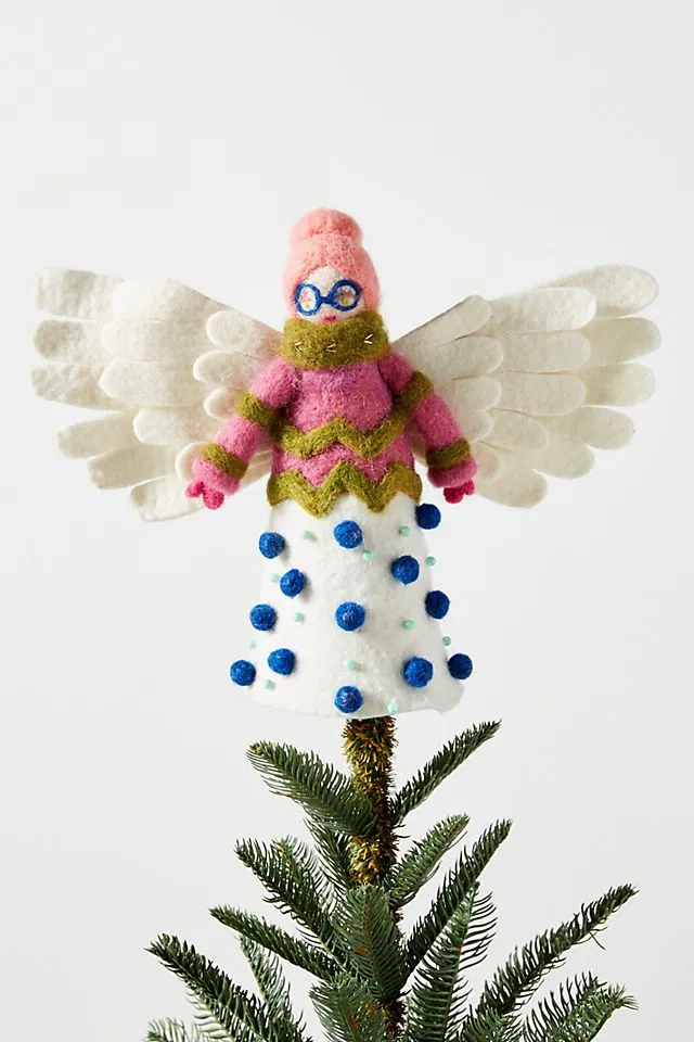 Quirky Angel Tree Topper | AnthroHome