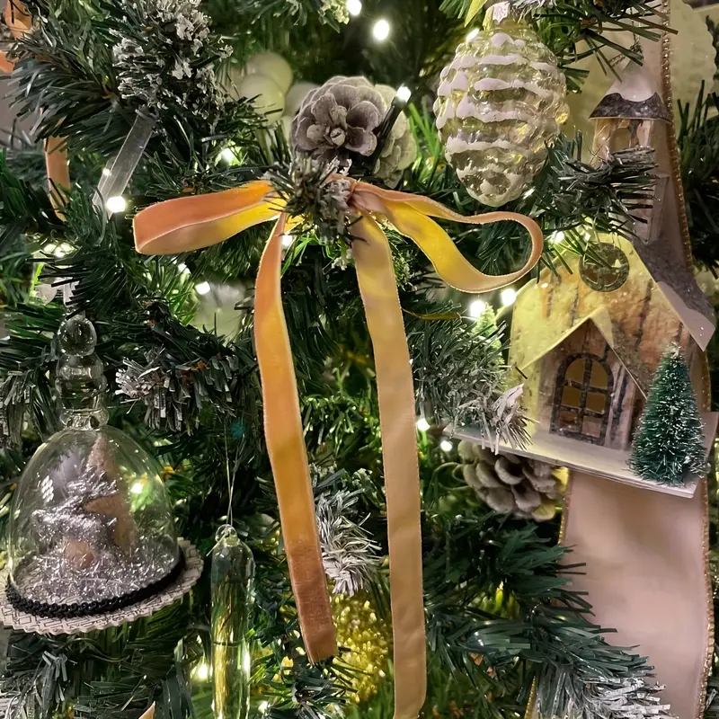 random 6pcs velvet bows christmas tree - Temu Mauritius