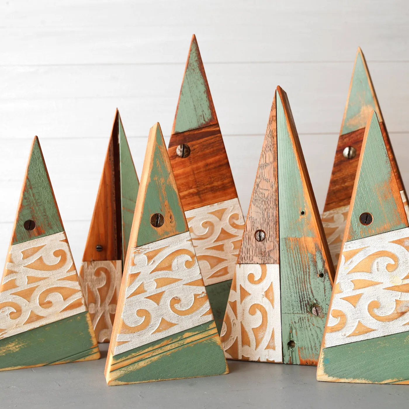 Reclaimed Wooden Christmas Trees Medium