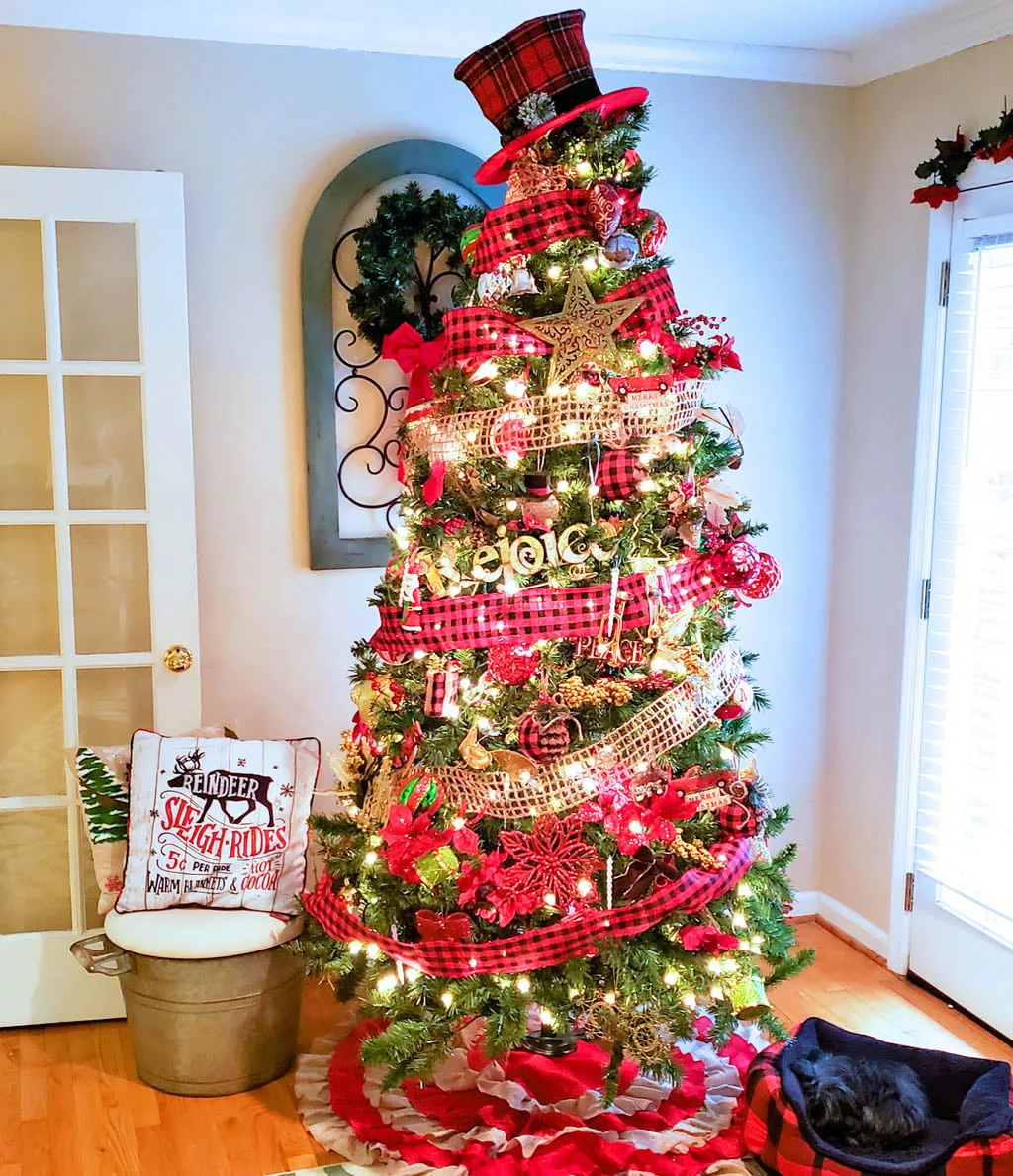Red Buffalo Plaid Christmas Decor Buffalo Plaid Christmas Decor (Easy Red  Black Check Ideas)