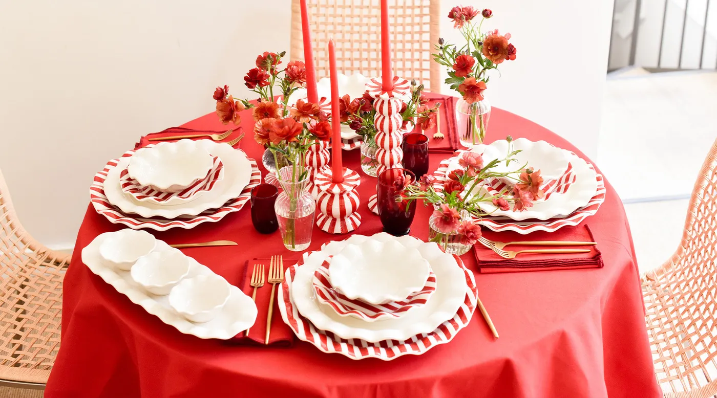 Red Dinnerware for Celebration and Style | Coton Colors