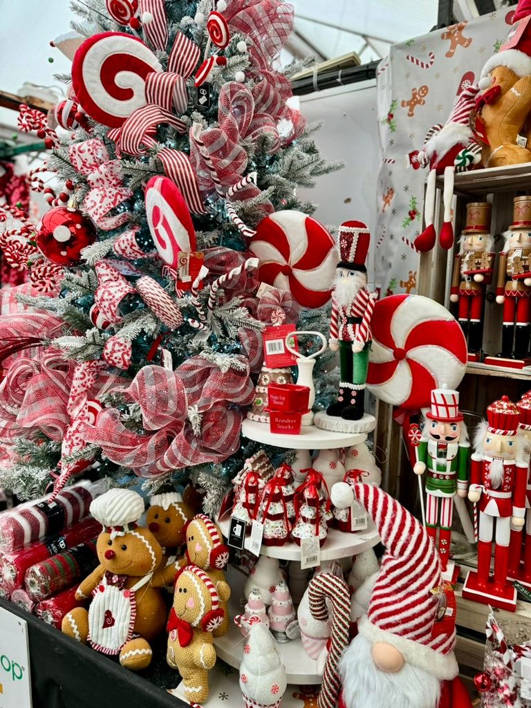 Red & White Candy Cane Christmas Decorations – Southwood Garden Centre