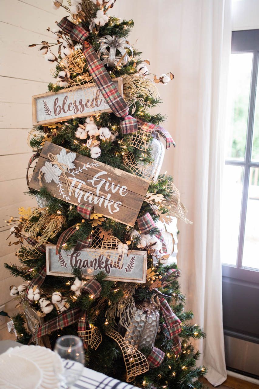 Reimagining Your Christmas Tree with Fall Decorations - Decorator's  Warehouse