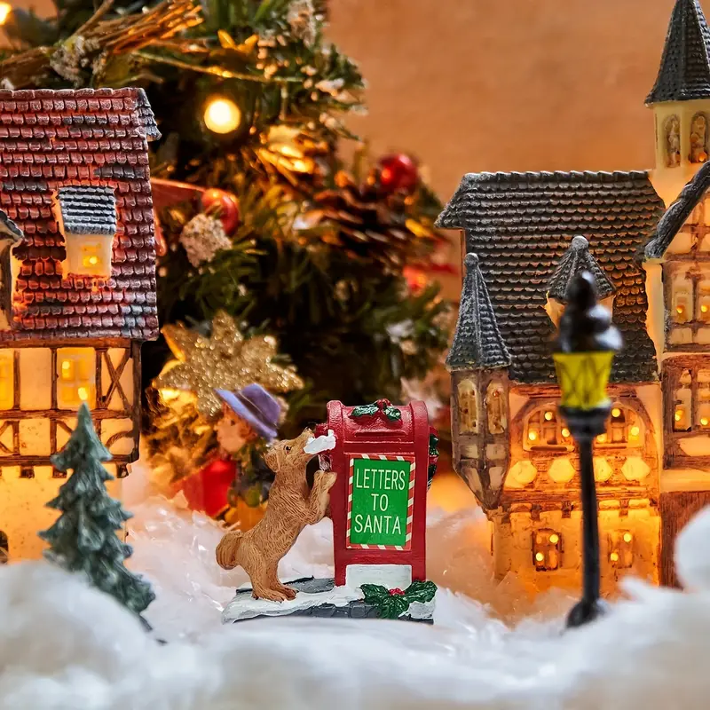 resin christmas village scene - Temu Iceland