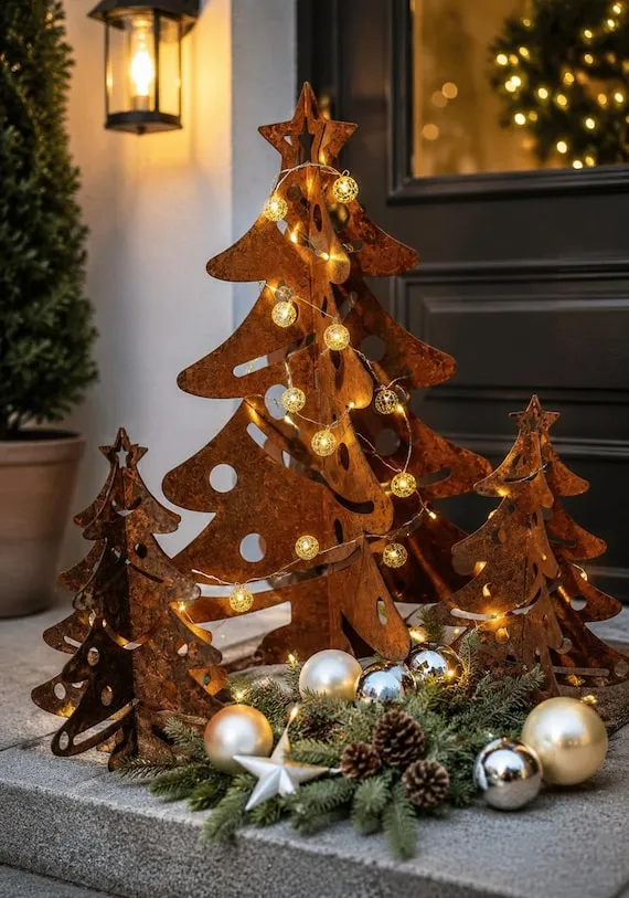 Rustic Christmas Tree Choice Decoration Sets + 43 Ideas That Feel Cozy  Specialty And Timeless