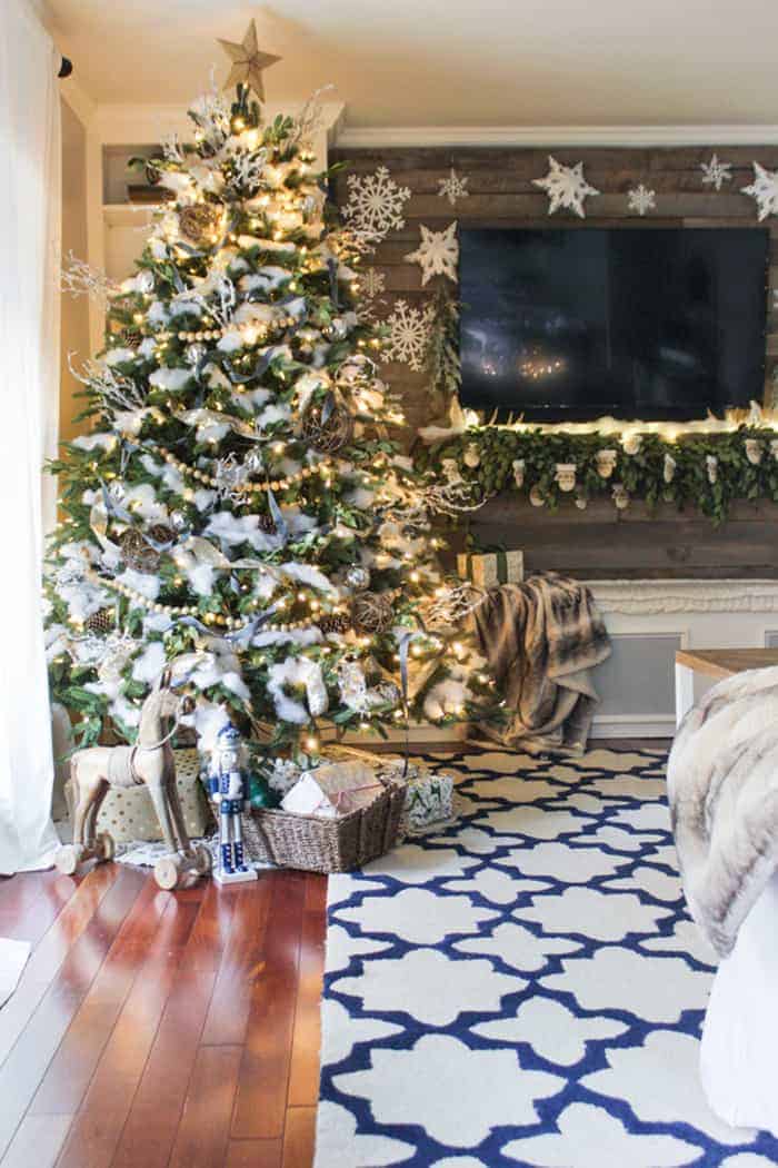 rustic-christmas-tree-inspiration-shadesofblueinteriors | Mountain Modern  Life
