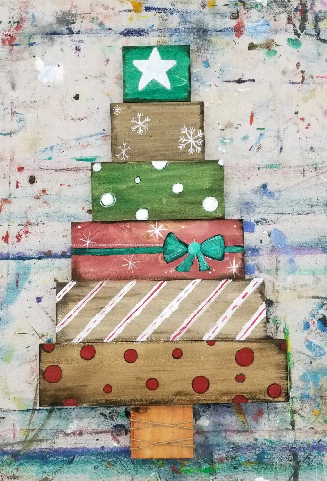 Rustic Wood Christmas Trees $30 – Yuma's #1 Paint & Sip Studio