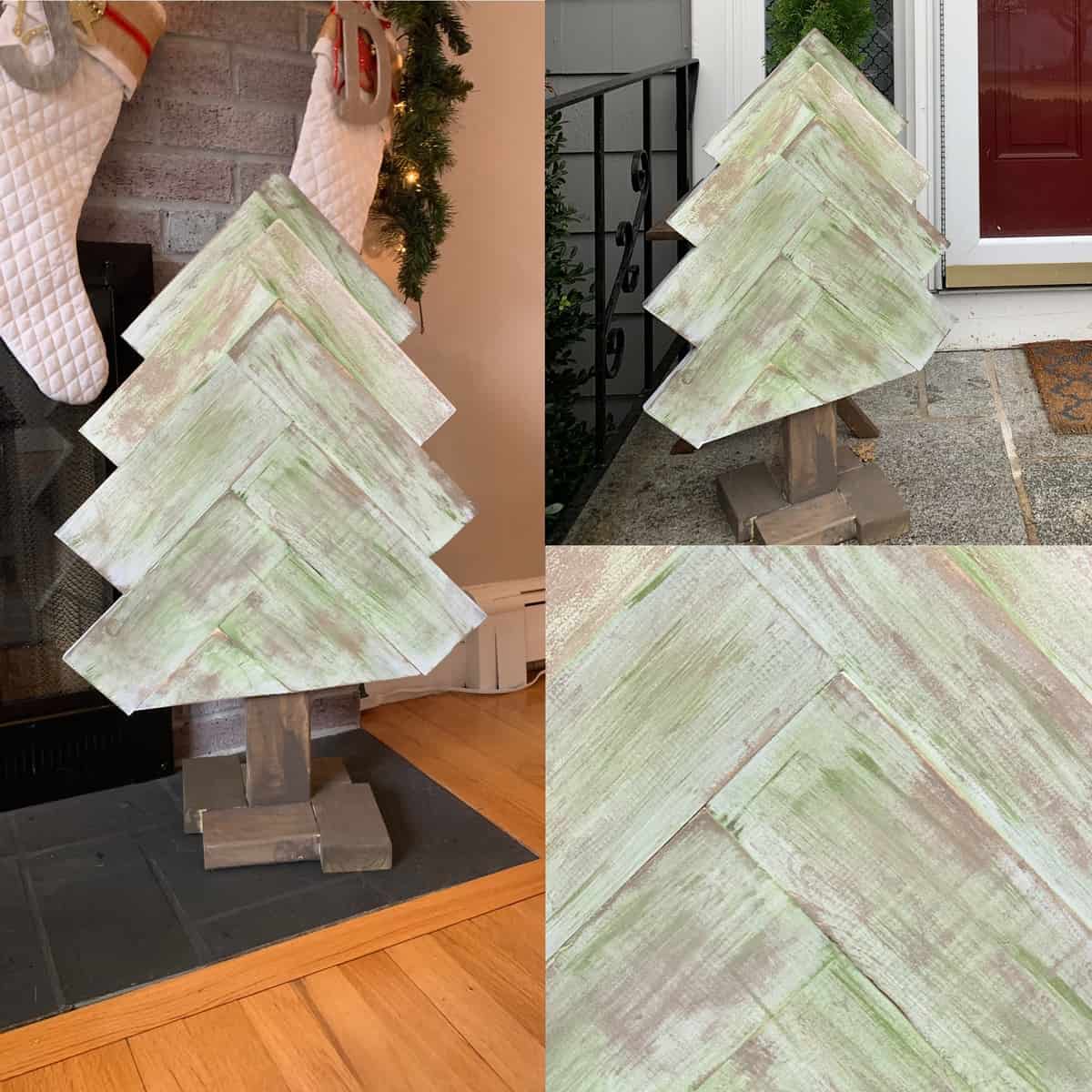 Scrap Wood Rustic Christmas Tree