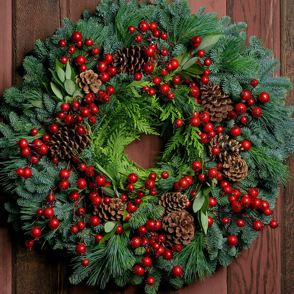 Shop All Fresh Handmade Holiday Wreaths | Lynch Creek Farm – tagged 'Highly  Decorated'