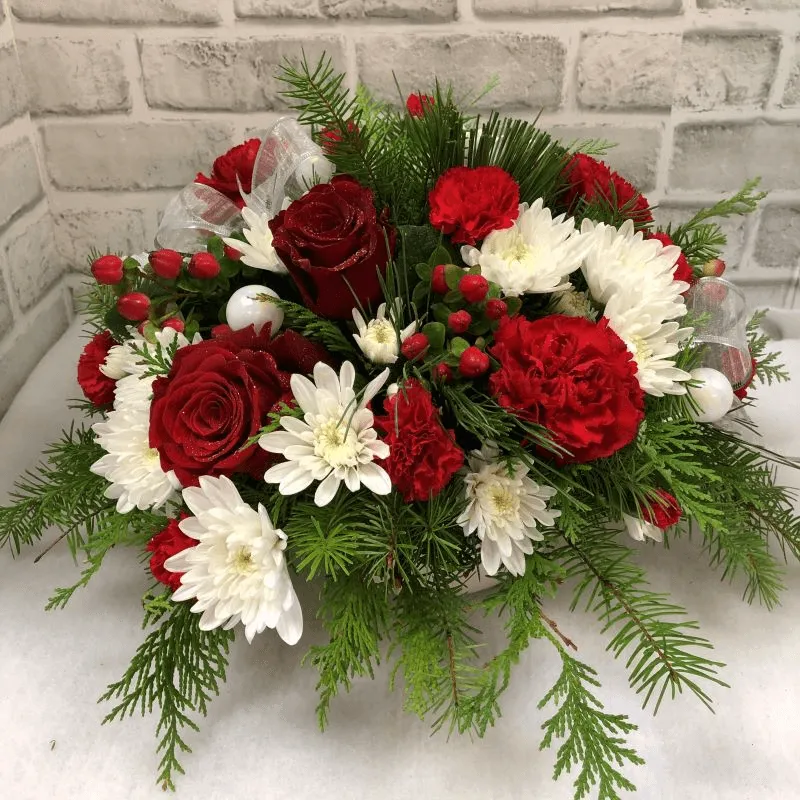Shop Special #1 - Traditional Christmas Flower Delivery The Villages FL -  Plantation Flower Designs & Gifts