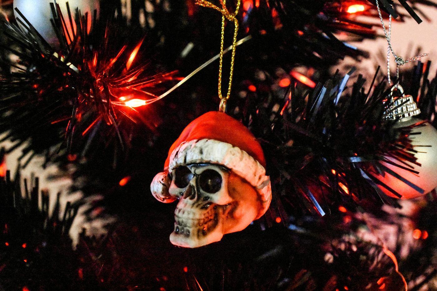 Skull decoration to horror up Christmas 