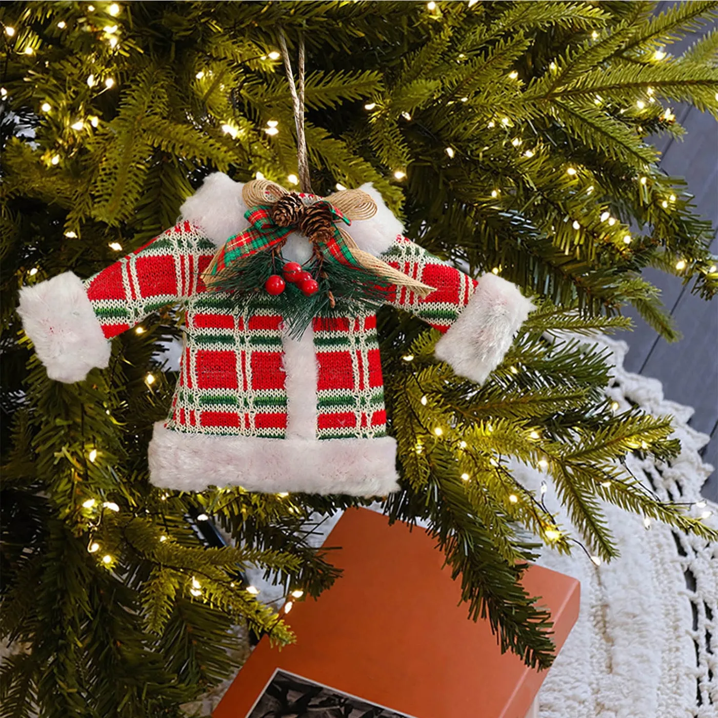 Soft Fabric Christmas Ornaments, Hanging Holiday Decorations for Tree,  Festive Seasonal Decor with Handcrafted Look, Indoor Outdoor Party  Decoration, Lightweight Durable Xmas Ornament Set - Walmart.