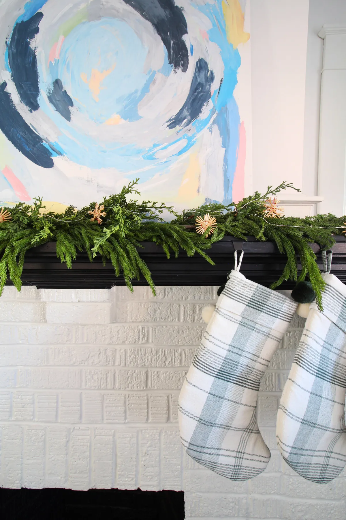 Style My Christmas Mantel With Me - Step By Step!