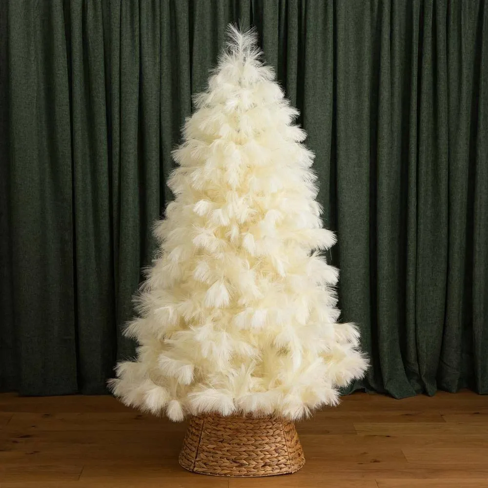 The Ideal Present: Wonderful 6 Ft. Unlit White Pampas Grass Artificial Christmas  Tree Gifts at Christmas Gift Shop.