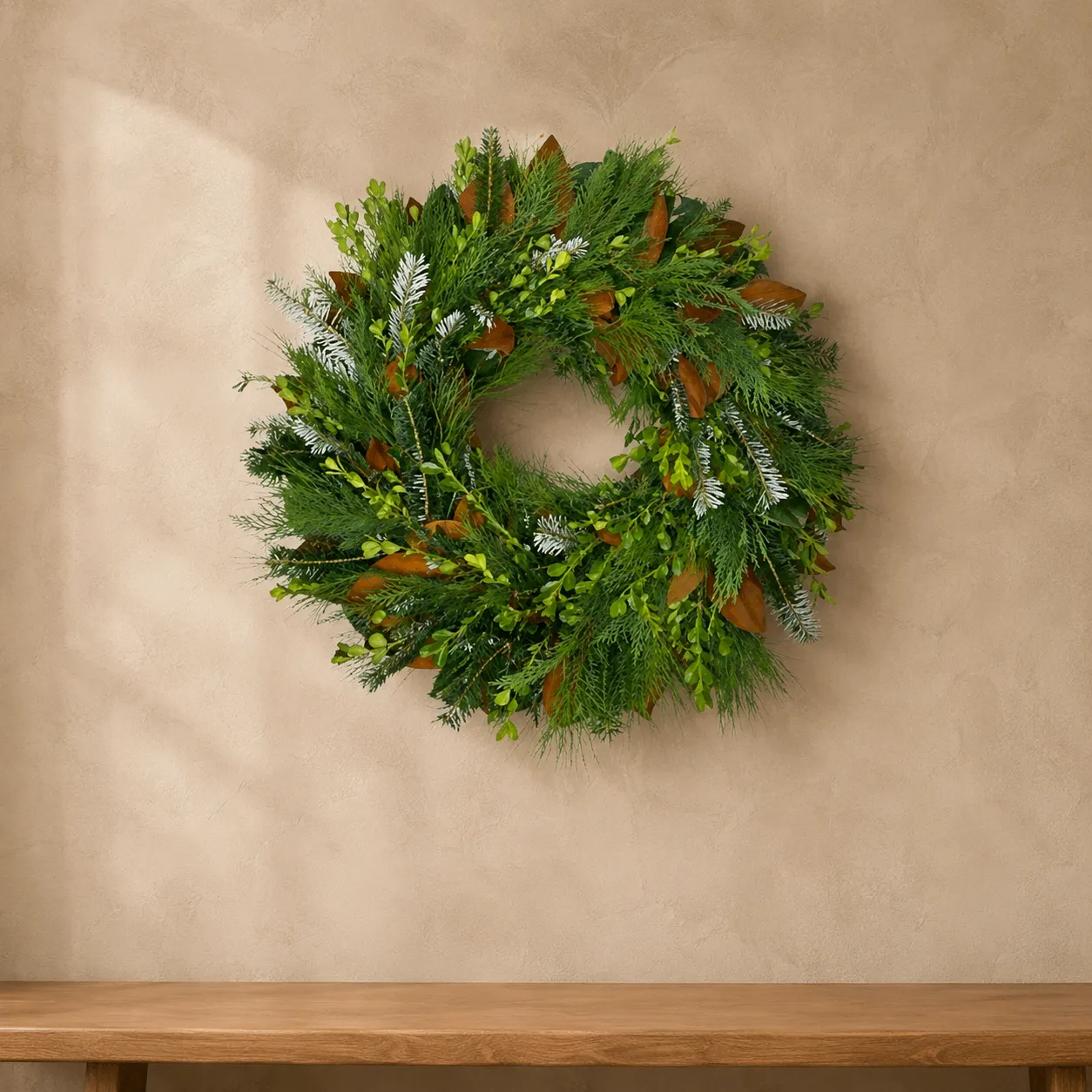 The Merry Fresh Holiday Wreath (22') by ReVased