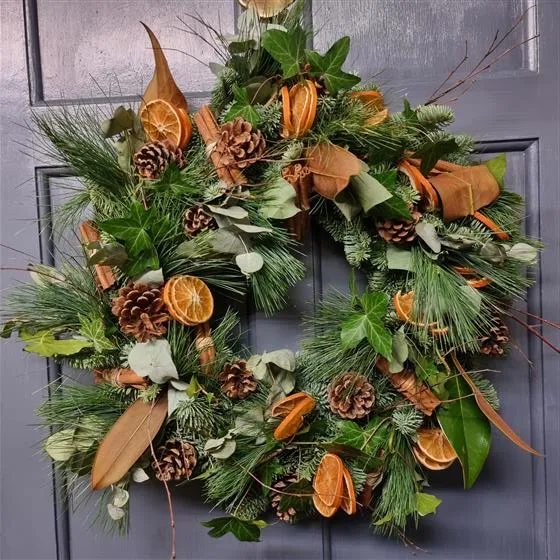 The 'Orange & Cinnamon Spice' Wreath