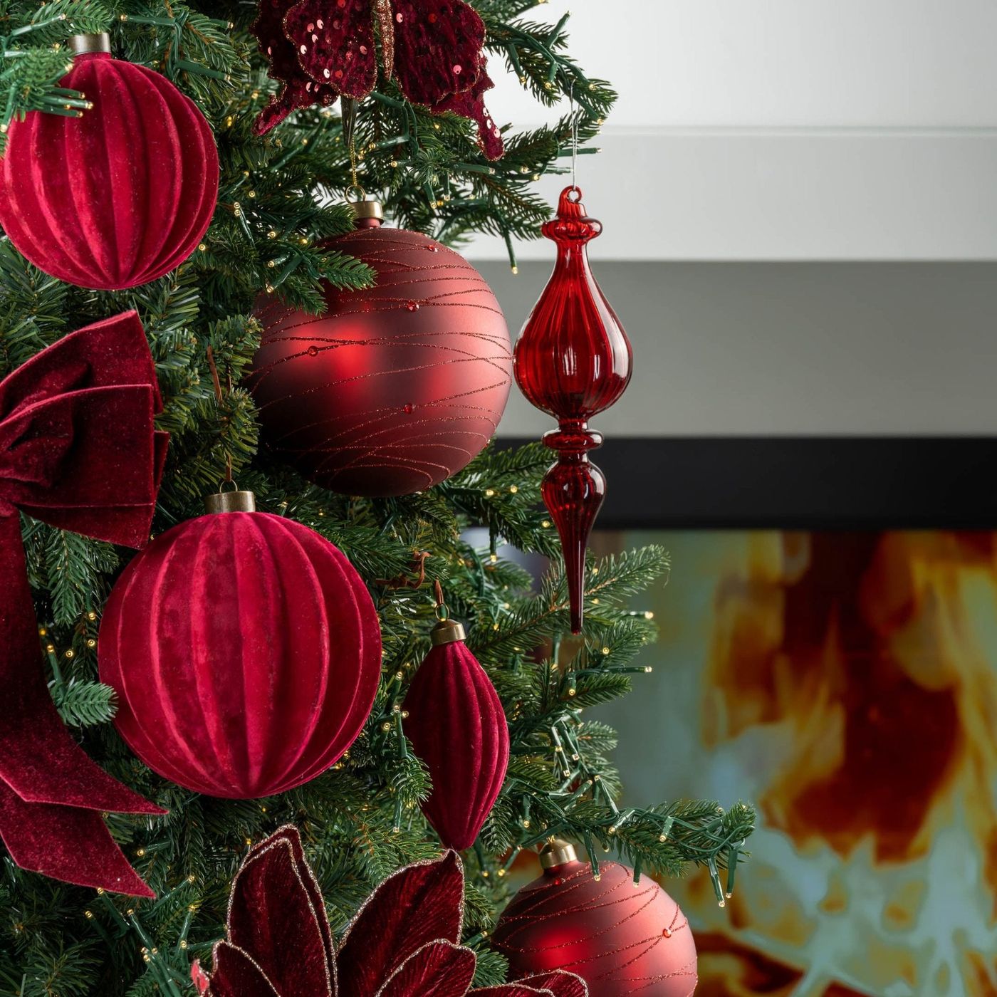 The Perfect Burgundy Christmas Tree Decor | Joy By – Joy By