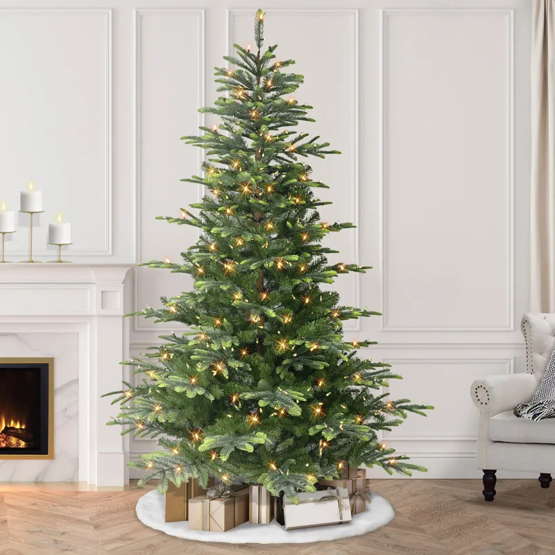 The Twillery Co.® 90' H Green PVC & PE Blend Fir Christmas Tree with 600  LED Color Changing/Combination Lights & Reviews | Joss & Main
